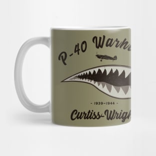 P-40 Warhawk Shark Tooth Mug